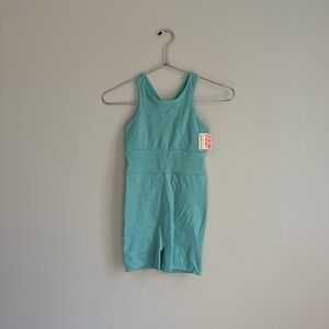 FP MOVEMENT BY FREE PEOPLE EVERY SINGLE TIME RUNSIE CASCADE TURQUOISE XS/S NWT